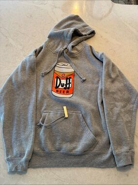 Universal Studios The Simpsons Duff Beer Hoodie